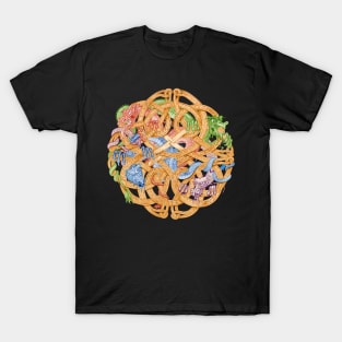 Celtic Knot with Dragons T-Shirt